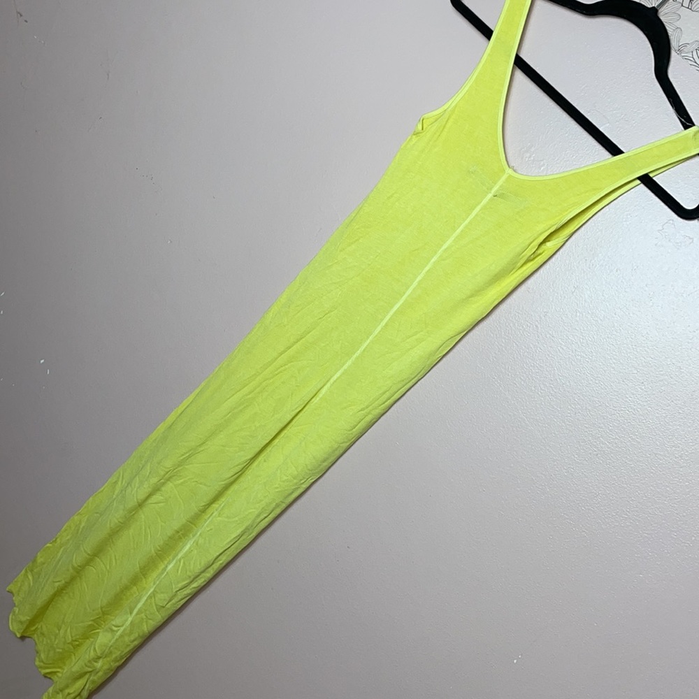 Enza Costa Silk Ribbed Tank Dress - Picture 4 of 6